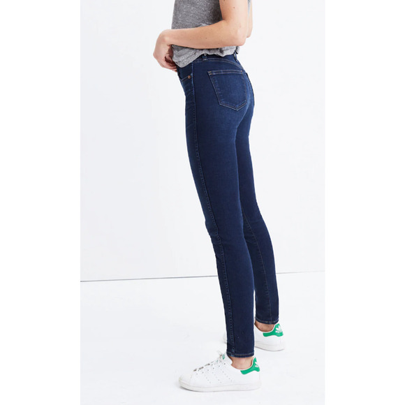 NWT Madewell 10" High-Rise Skinny Jeans in Hayes Wash 28 - Picture 3 of 6